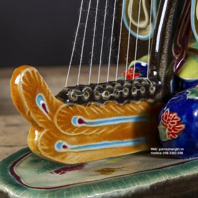 BỘ TƯỢNG CẦM KỲ THI HỌA - GỐM SỨ THỦ CÔNG CAO CẤP
